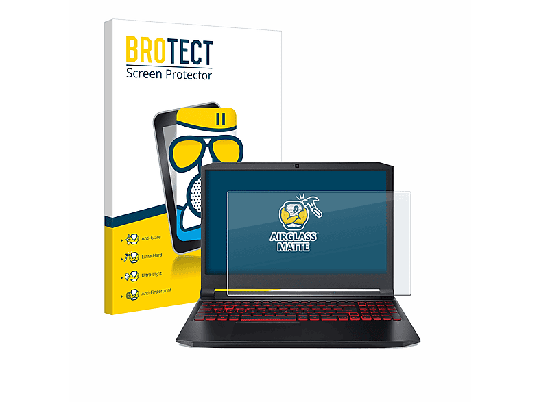 BROTECT Airglass matte Schutzfolie(für Acer Nitro 5 Gaming 15,6\