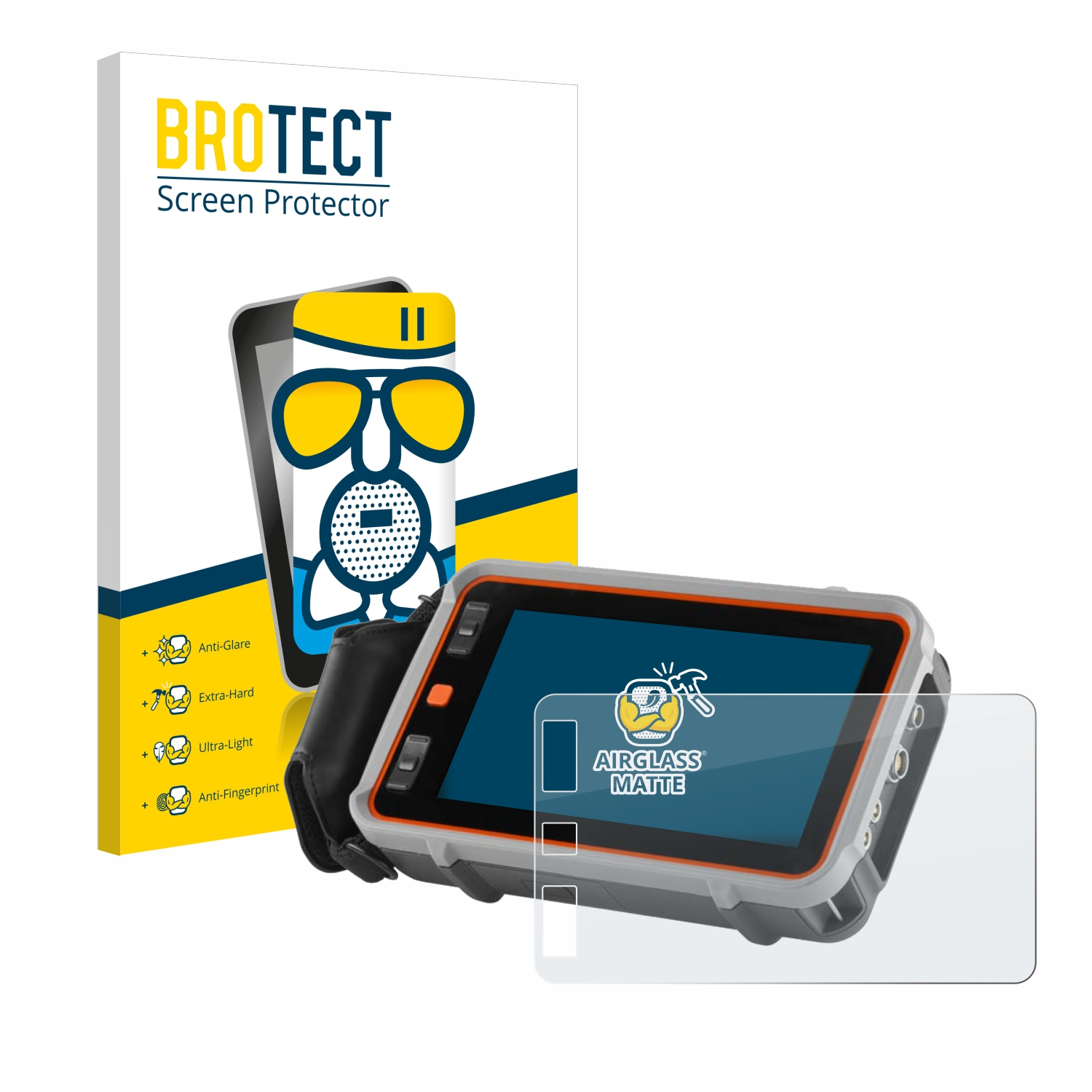 BROTECT Airglass matte Schutzfolie(für 100) Krautkrämer Technologies USM Waygate