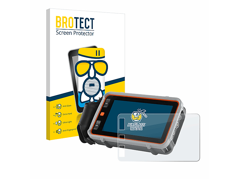 BROTECT Airglass matte Schutzfolie(für Waygate Technologies Krautkrämer USM 100)