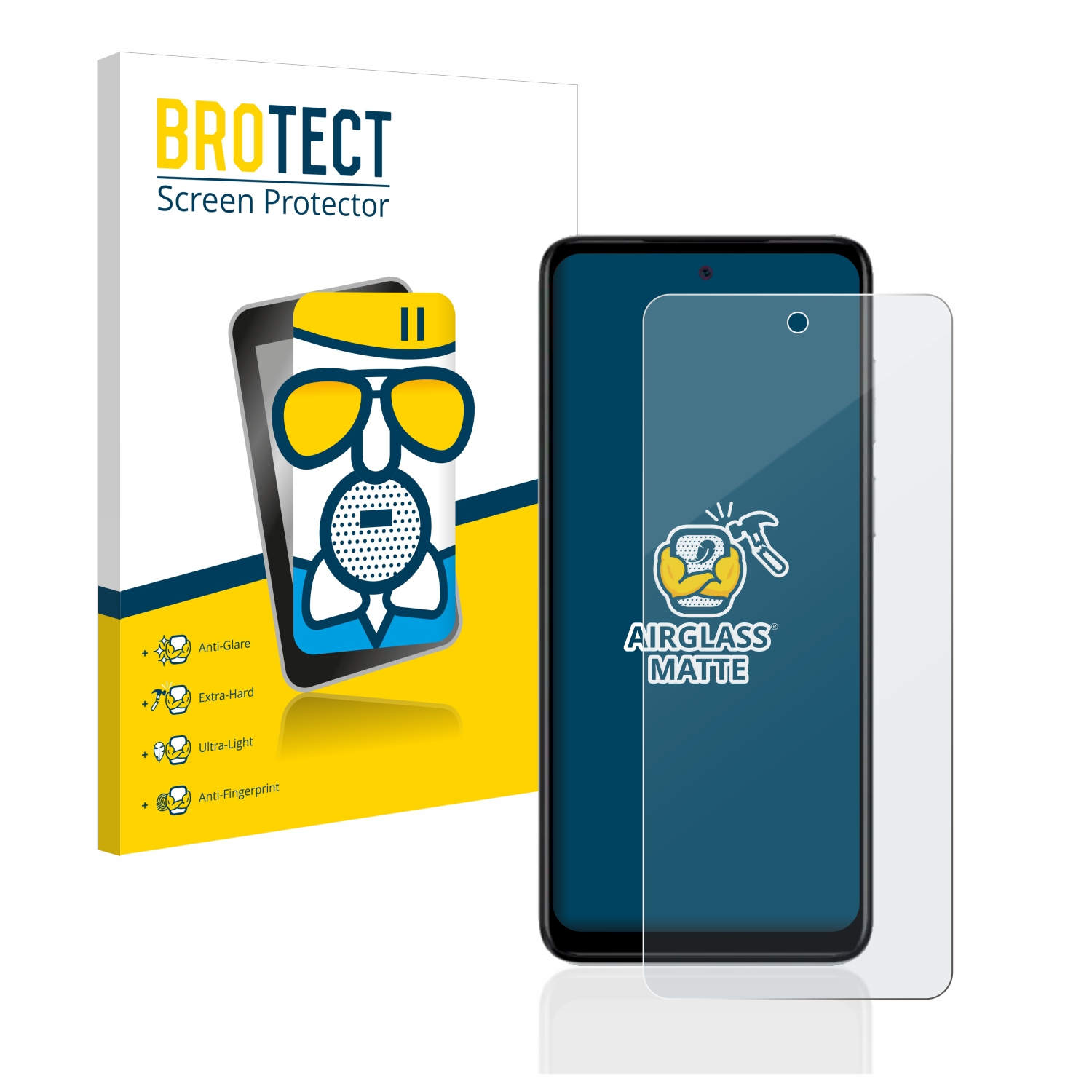 (2023)) Schutzfolie(für Airglass BROTECT matte G Moto Motorola
