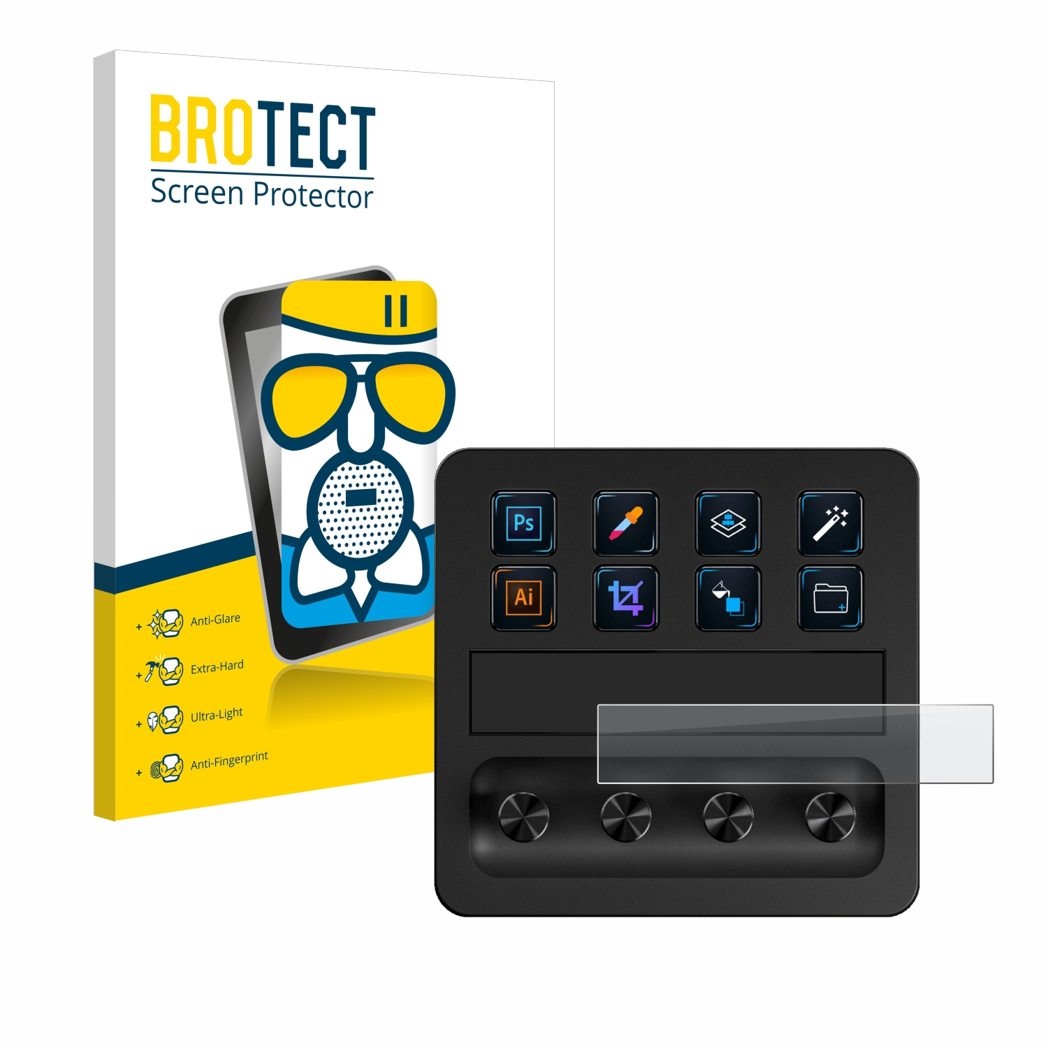 Stream Airglass Elgato Deck BROTECT +) matte Schutzfolie(für