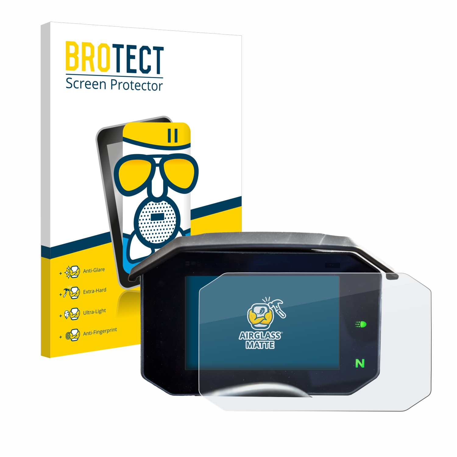 V4 matte / BROTECT 2021-2023) Aprilia Airglass Schutzfolie(für RSV4 Tuono