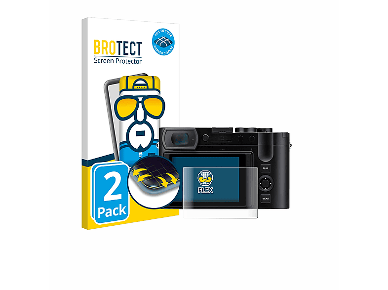 BROTECT 3D Schutzfolie(für Curved Flex 2x Full-Cover Q3) Leica