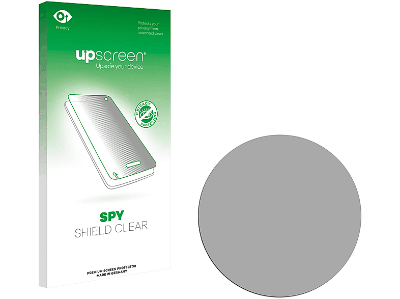 UPSCREEN Anti-Spy Schutzfolie(für Universal Armbanduhren (Kreisrund, ø: 39.5 mm))