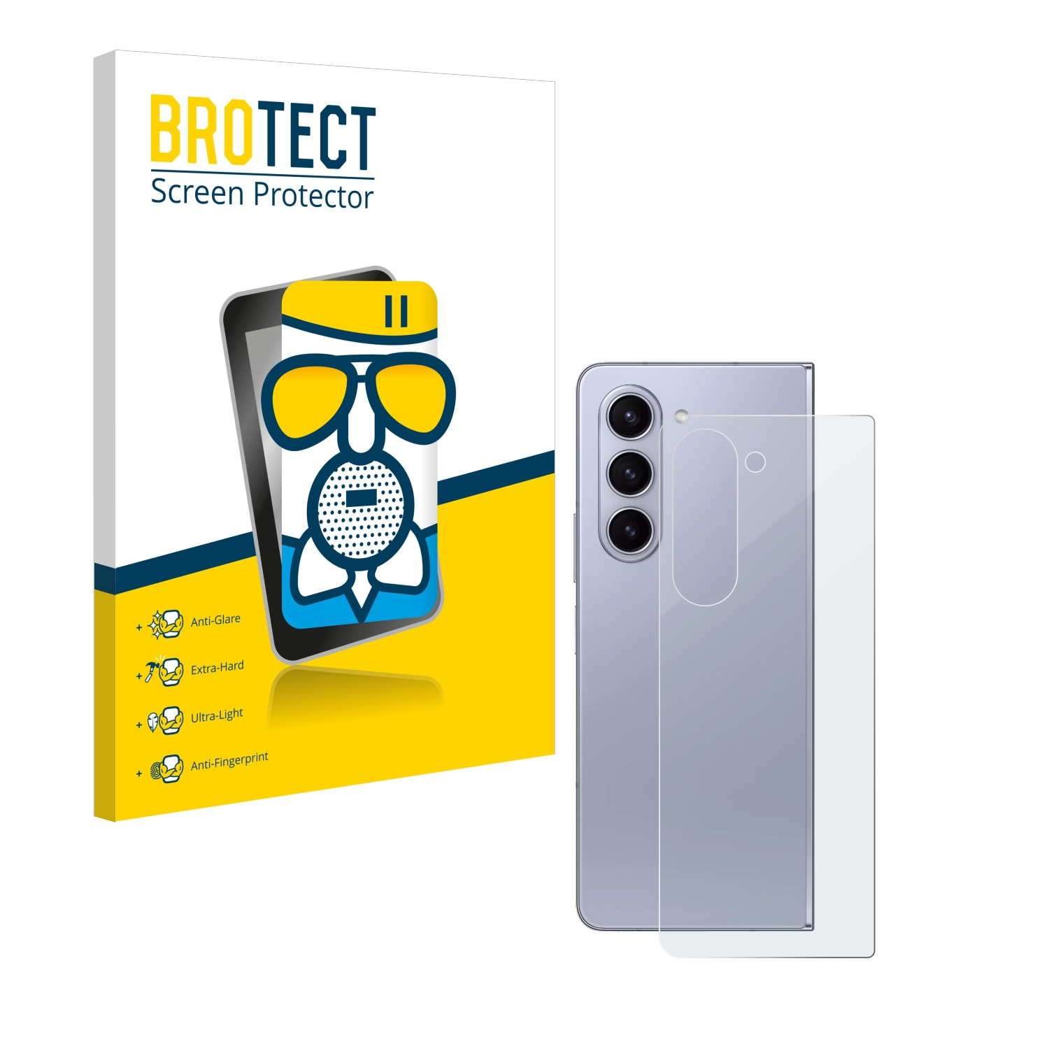 Samsung Galaxy Fold 5) Airglass Z matte BROTECT Schutzfolie(für