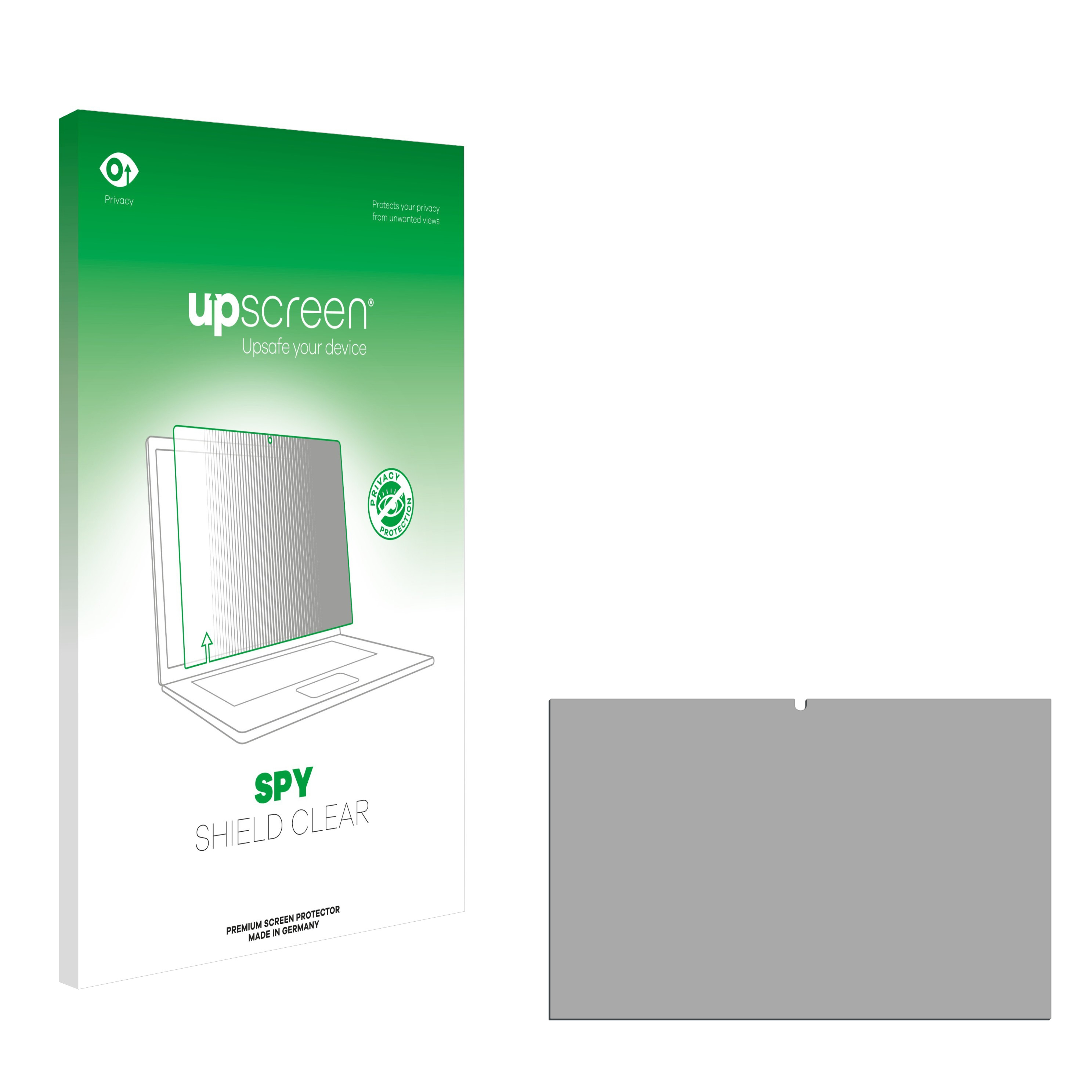 UPSCREEN ASUS TP420UA) Flip Schutzfolie(für Anti-Spy VivoBook 14