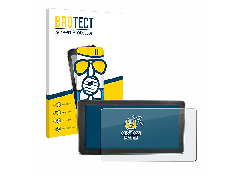 BROTECT Airglass matte Schutzfolie(für Audi A4 B9 2017 MMI Plus 8\