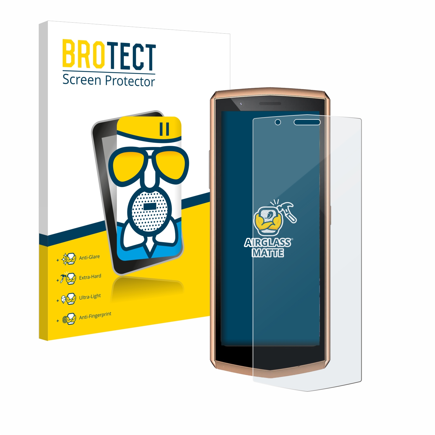 BROTECT Airglass matte Schutzfolie(für Cubot 3) Pocket
