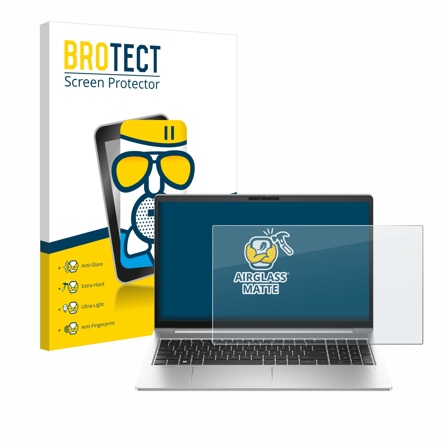 BROTECT Airglass matte Schutzfolie(für HP 655 EliteBook G10)