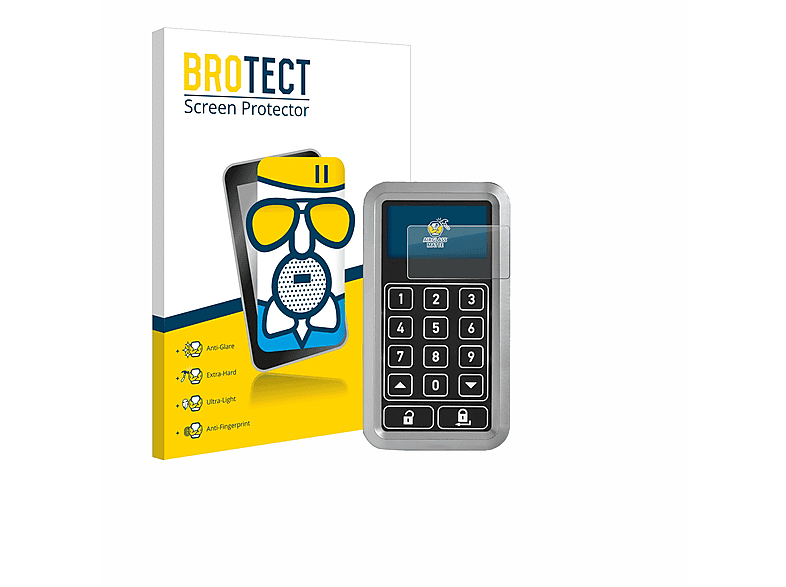 BROTECT Airglass Pro Abus Schutzfolie(für matte HomeTec CFT3100)