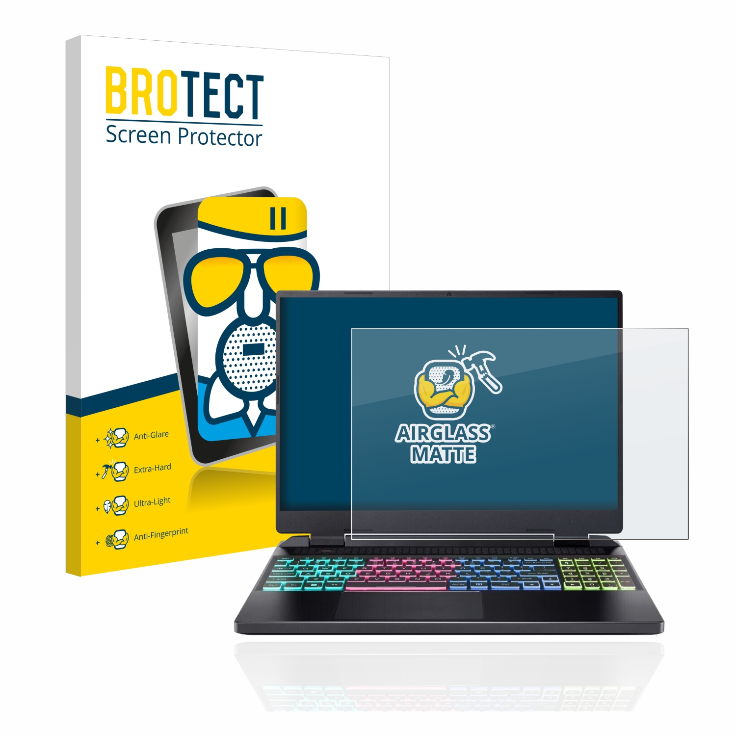 BROTECT Airglass matte Schutzfolie(für Acer 16) Nitro