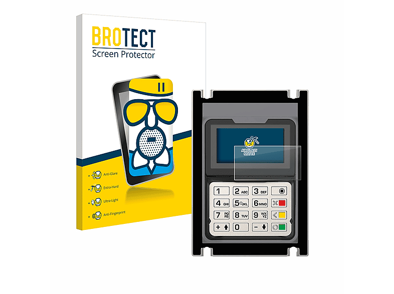 BROTECT Airglass matte Schutzfolie(für ingenico self 8000)