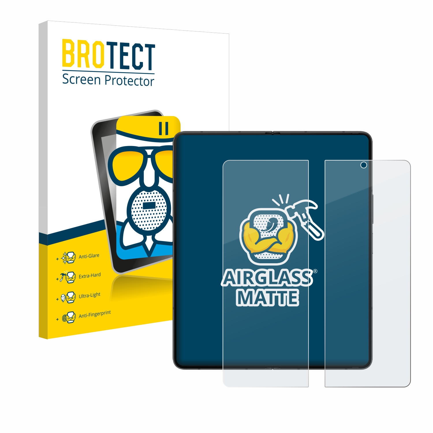 BROTECT Airglass matte Fold Galaxy Z 5) Samsung Schutzfolie(für