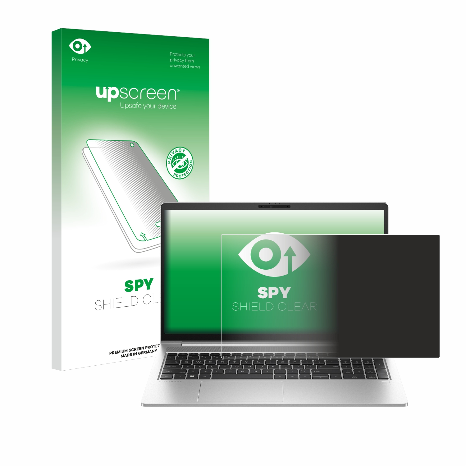 G10) UPSCREEN 655 Anti-Spy EliteBook Schutzfolie(für HP