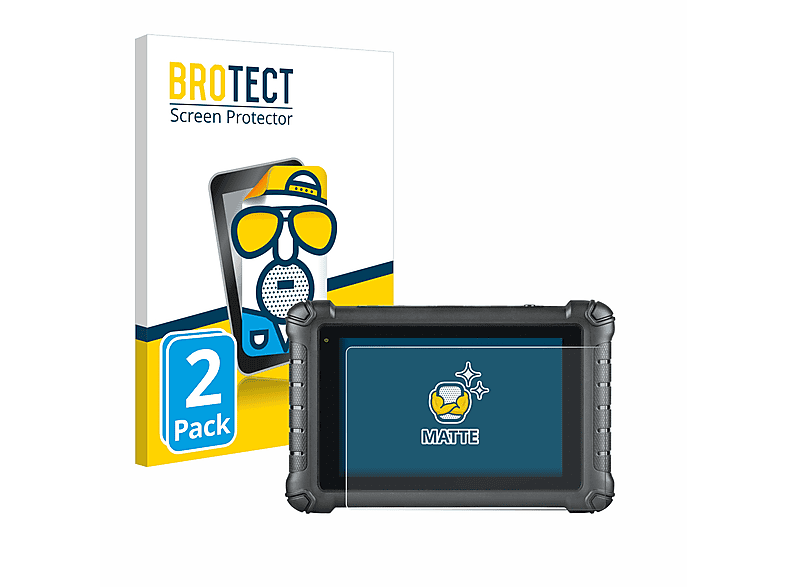 BROTECT 2x Schutzfolie(für DS900) Autel matte MaxiDAS