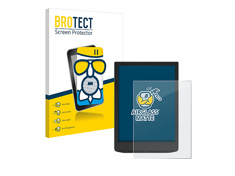 matte PocketBook Color Airglass InkPad BROTECT Schutzfolie(für 2)
