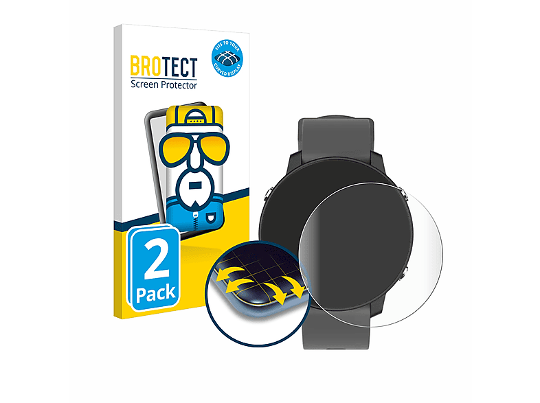 BROTECT 2x GPS Full-Cover Scope Watch) Schutzfolie(für Shot Curved Flex 3D G5