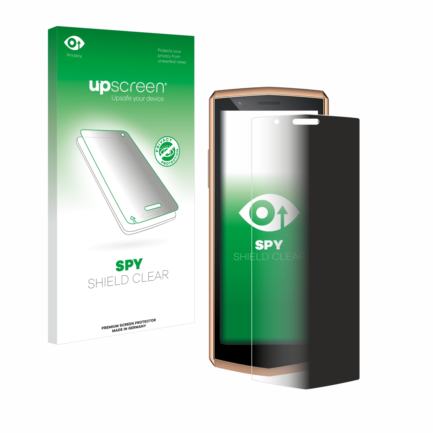 UPSCREEN Anti-Spy Schutzfolie(für Cubot Pocket 3)