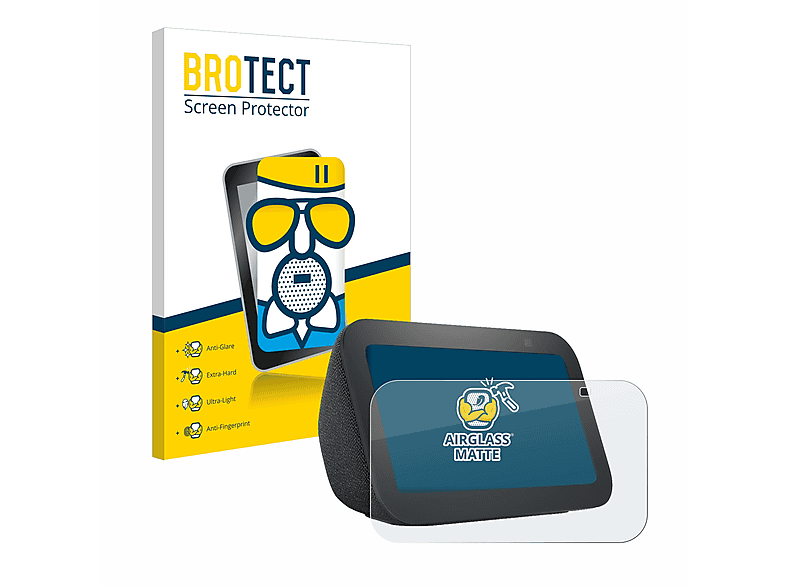 BROTECT Airglass matte Schutzfolie(für Amazon Echo Show 5 (3. Gen.))