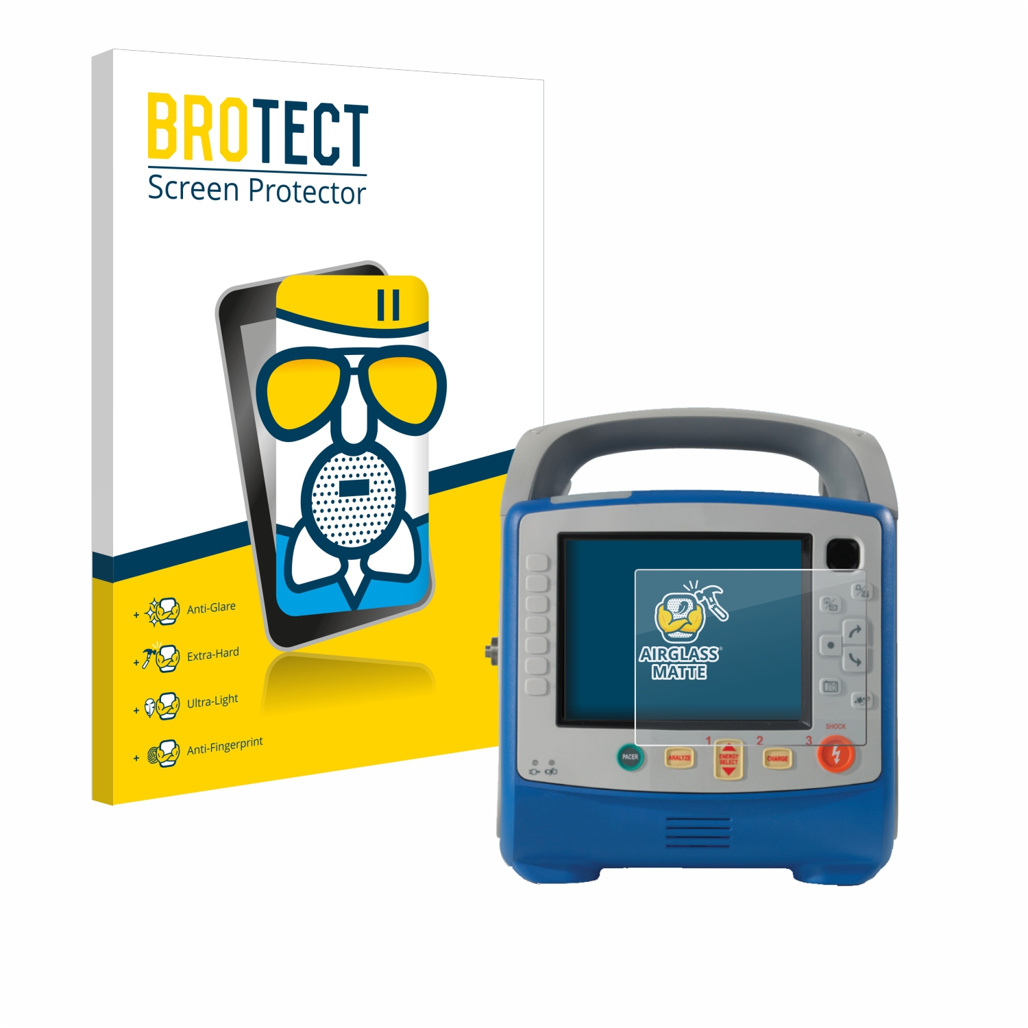 BROTECT Airglass matte X-Series ZOLL Medical CPR) Schutzfolie(für