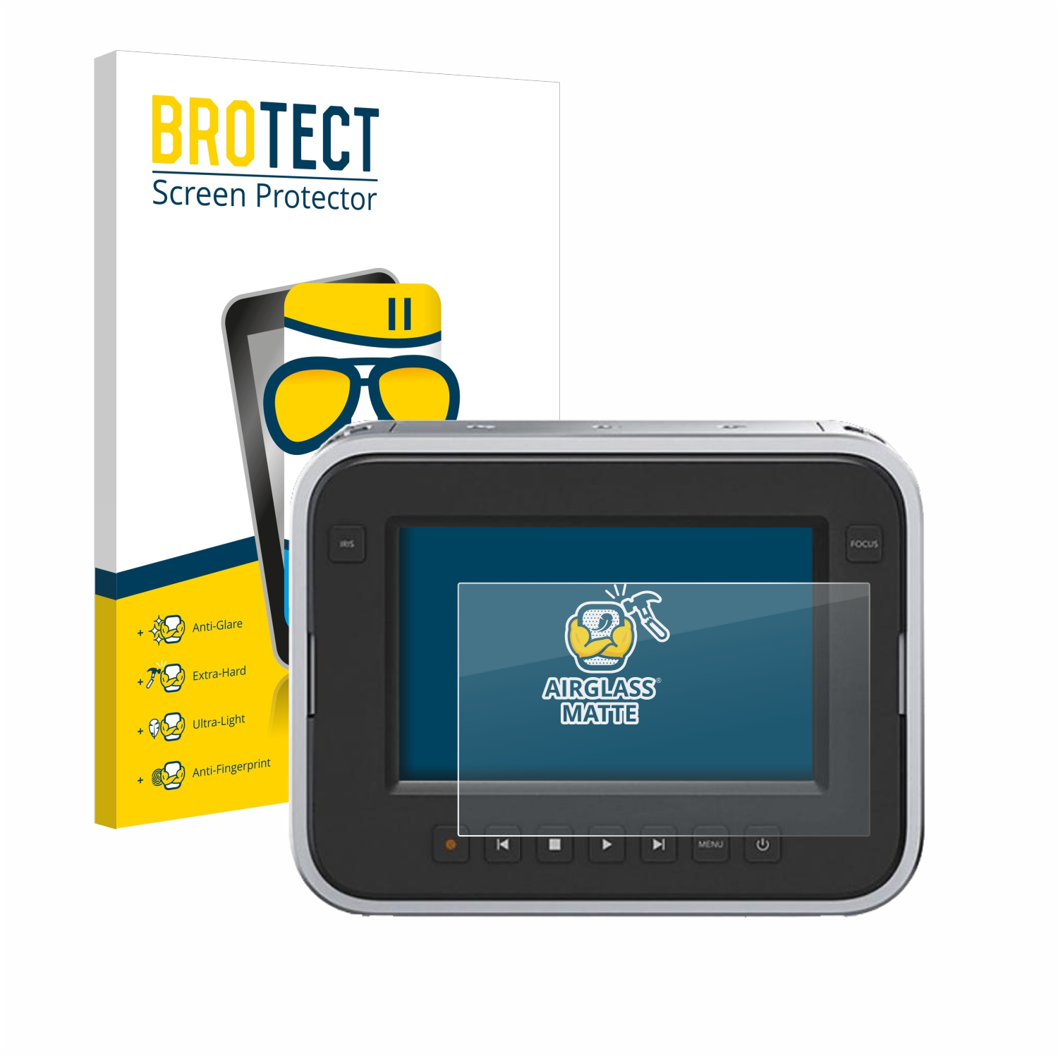 BROTECT Airglass matte Camera EF) Schutzfolie(für Blackmagic 4K Production