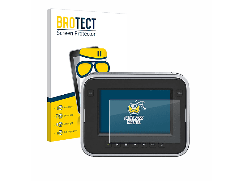 BROTECT Airglass matte Camera EF) Schutzfolie(für Blackmagic 4K Production