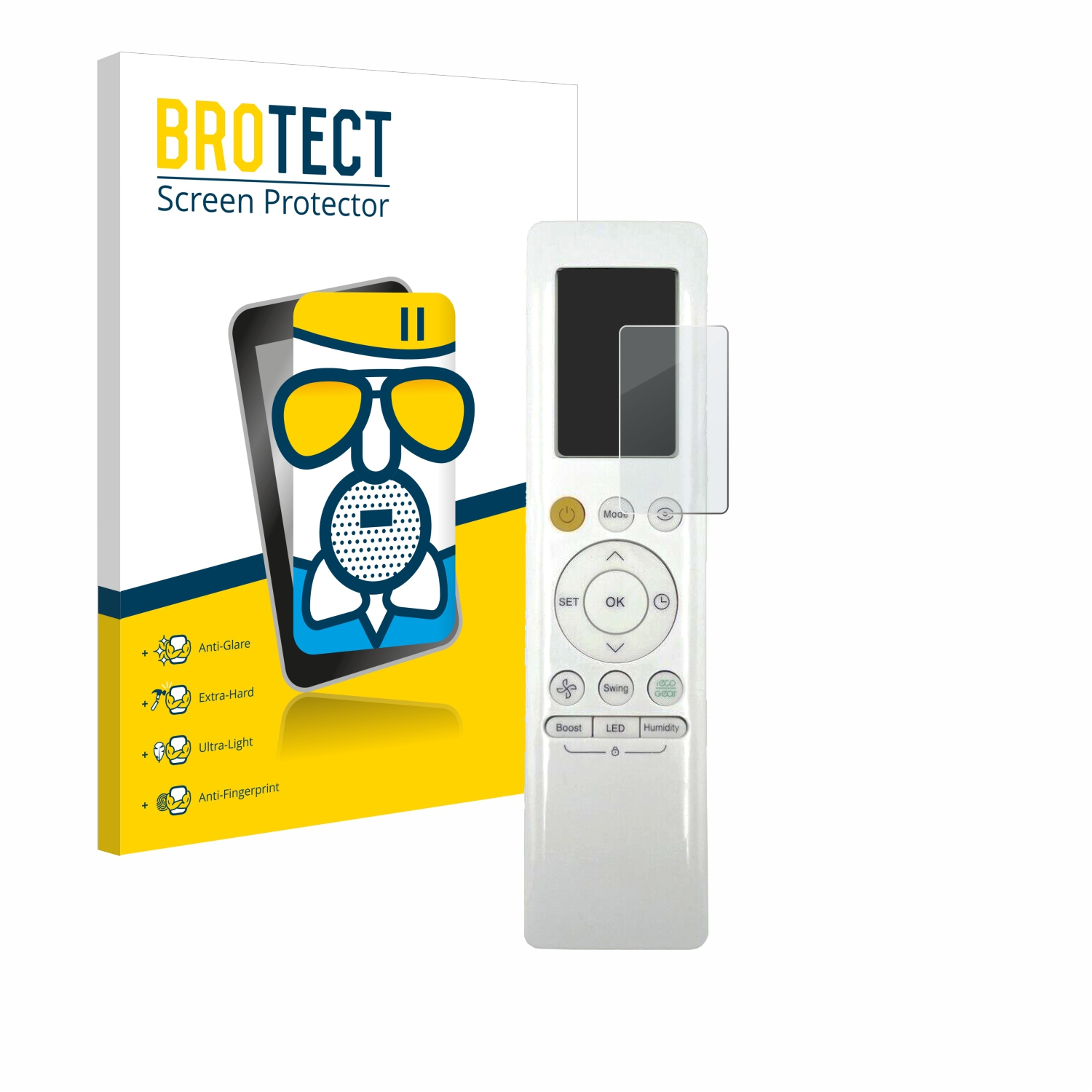 Control) Airglass Schutzfolie(für EASY Midea BROTECT ALL matte Remote Pro