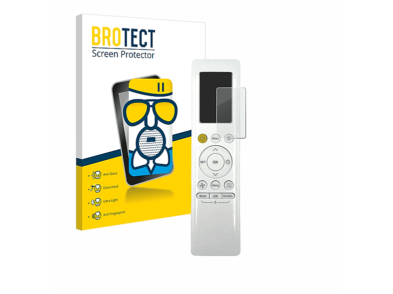 BROTECT Airglass matte Schutzfolie(für Midea ALL EASY Pro Remote Control)