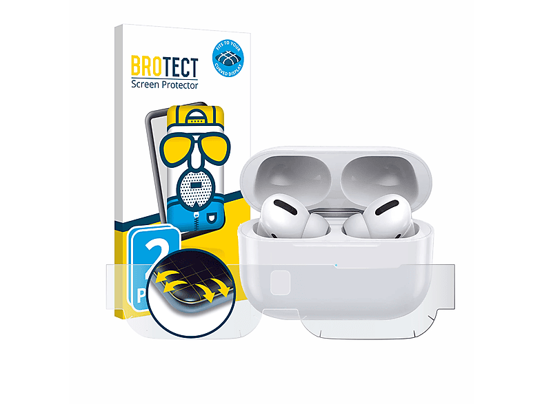 BROTECT 2x Flex matt Full-Cover 3D Curved Schutzfolie(für WINSSG AirPro 2)