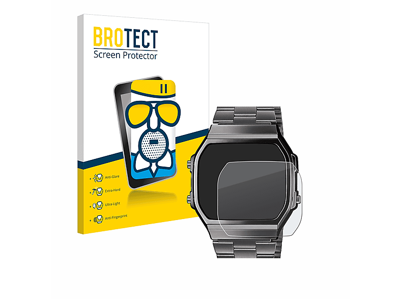 BROTECT Airglass matte Schutzfolie(für Casio A168WEGG-1BEF)