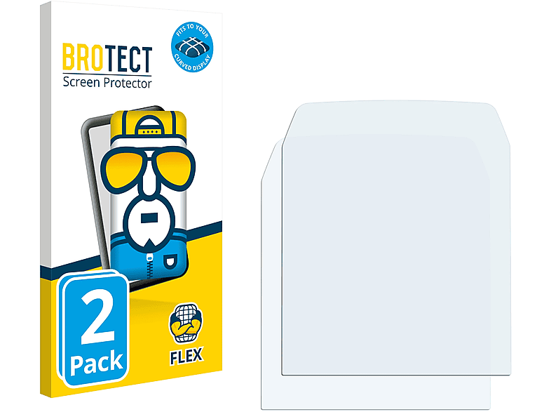 BROTECT 2x Flex Full-Cover 3D Curved Schutzfolie(für Cube Pro Lite)