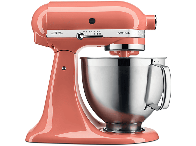 KITCHENAID Artisan 4,8 Liter 5KSM185PSEPH Küchenmaschine Koralle (300