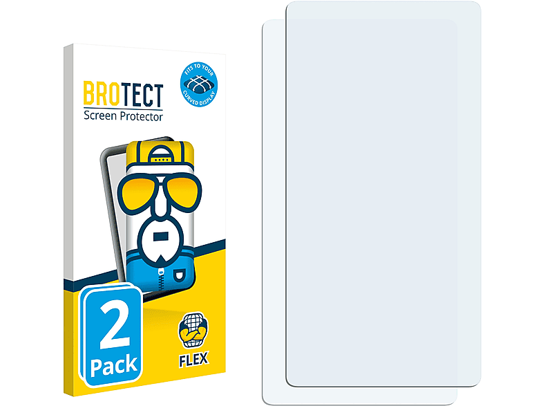 ZeTrack) BROTECT 2x Full-Cover Curved 3D Flex Schutzfolie(für MyKronoz