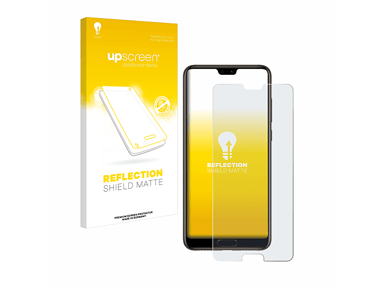 UPSCREEN entspiegelt P20) Schutzfolie(für matte Huawei