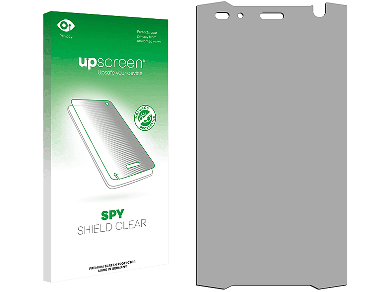 UPSCREEN RugGear Schutzfolie(für RG530) Anti-Spy