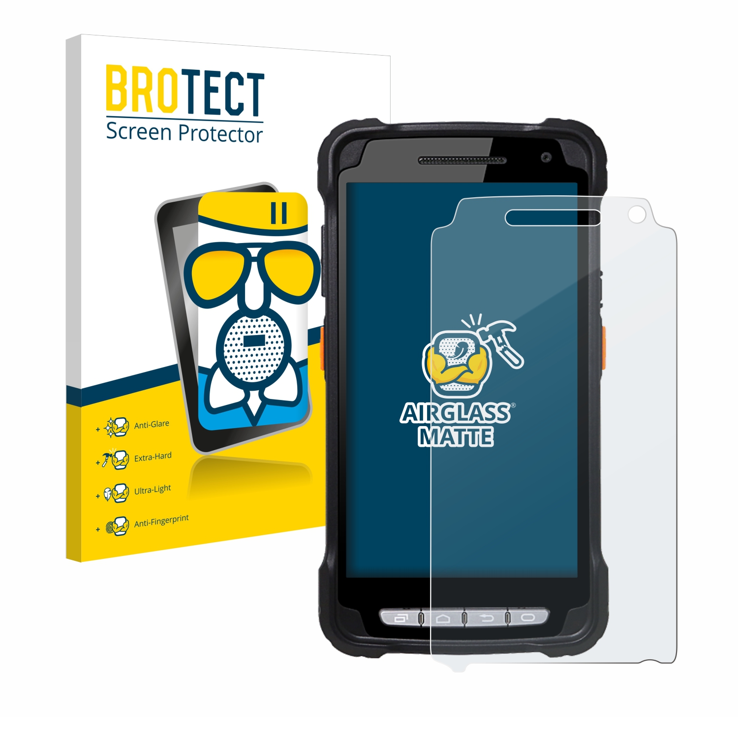 BROTECT Airglass matte Schutzfolie(für Mobile Point PM90)