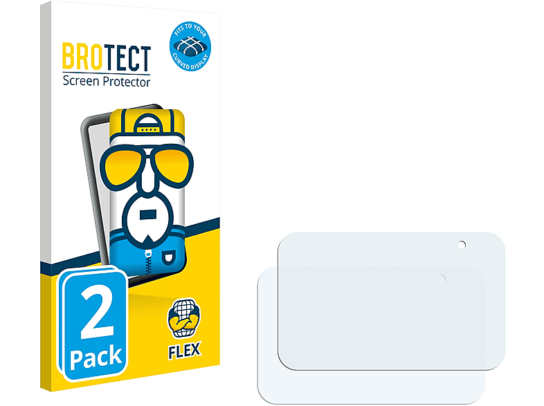 BROTECT 2x Flex Full-Cover Netgear Schutzfolie(für 3D 810) Curved AirCard