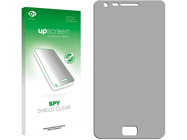 UPSCREEN Anti-Spy Schutzfolie(für GT-i9105) Samsung