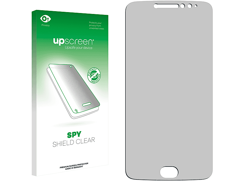 Anti-Spy Motorola Moto UPSCREEN E4 Plus) Schutzfolie(für