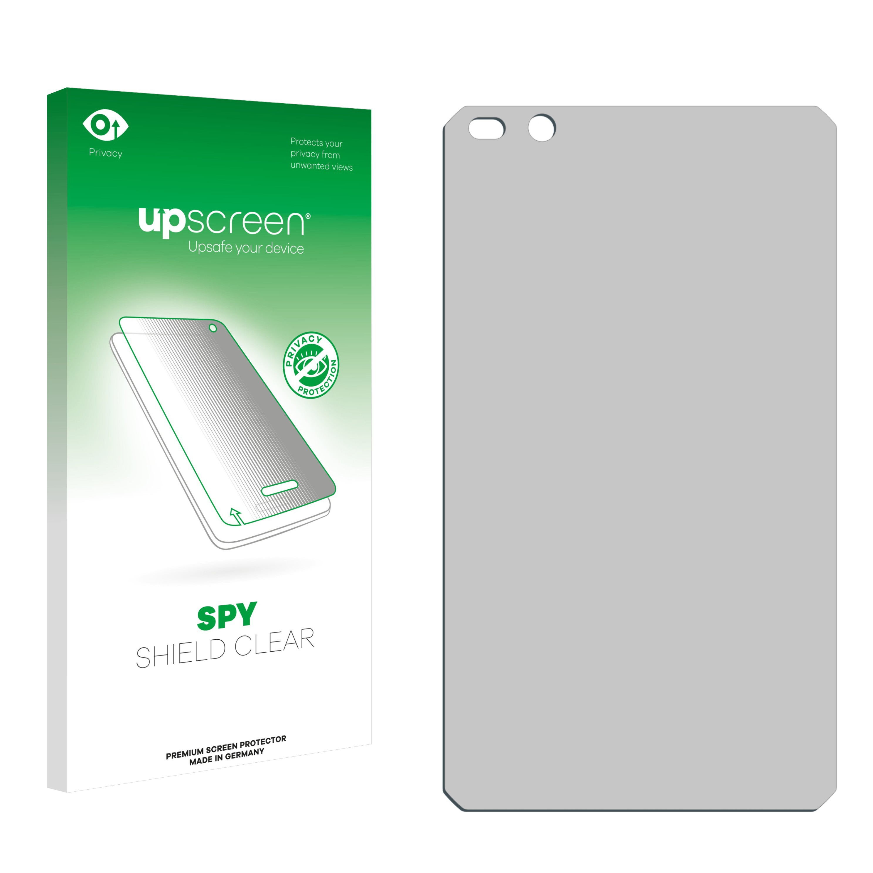 UPSCREEN Anti-Spy Schutzfolie(für Phone Tri-proof ZGPAX Smart S9)