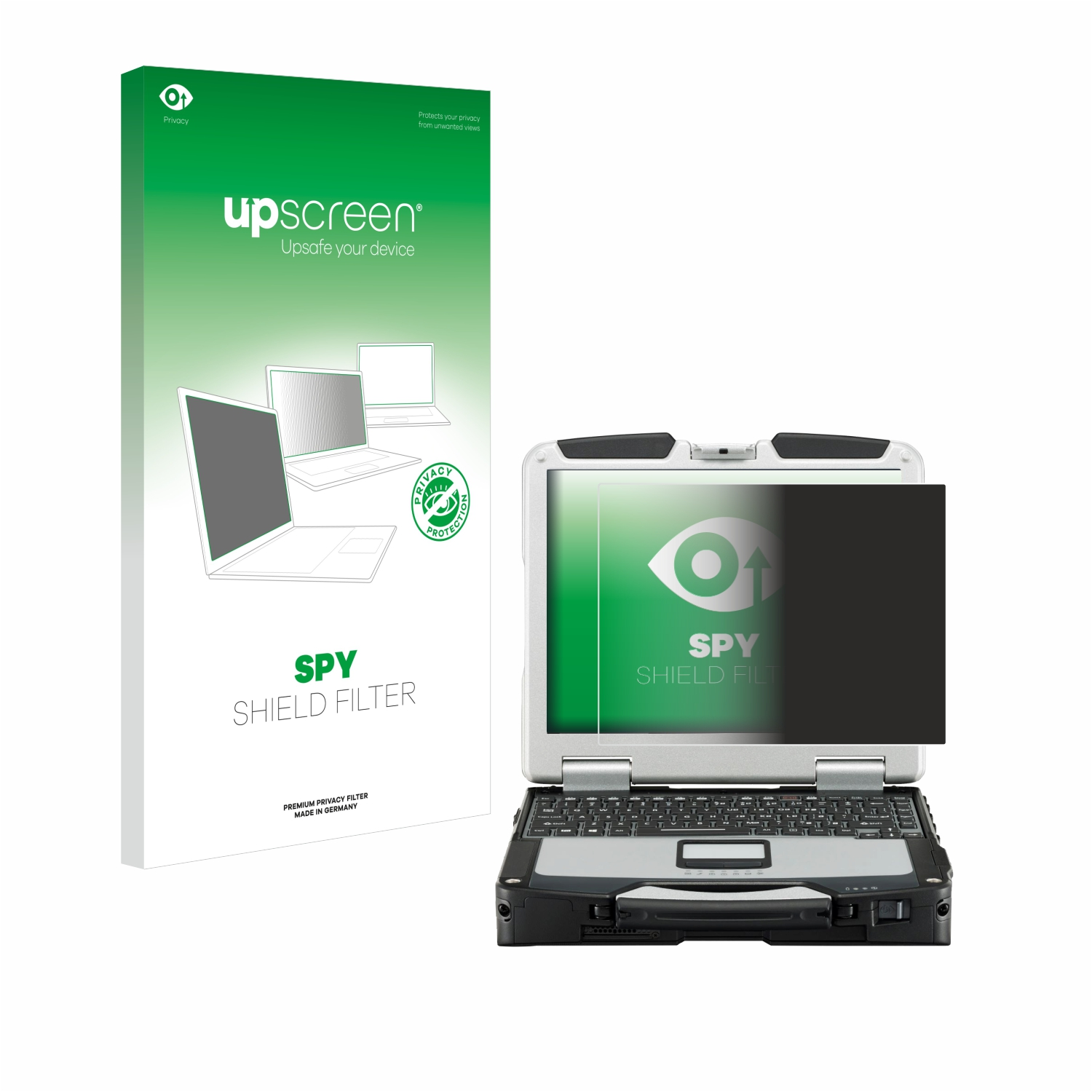 UPSCREEN Toughbook Anti-Spy CF-31 Panasonic Full Blickschutzfilter(für Ruggedized)