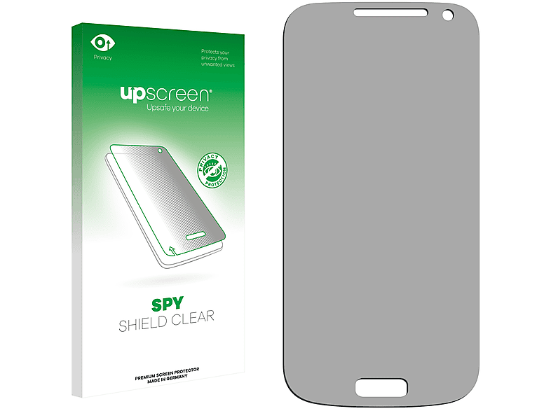 UPSCREEN Anti-Spy Schutzfolie(für Samsung Galaxy LTE I9195) Mini (4G) S4
