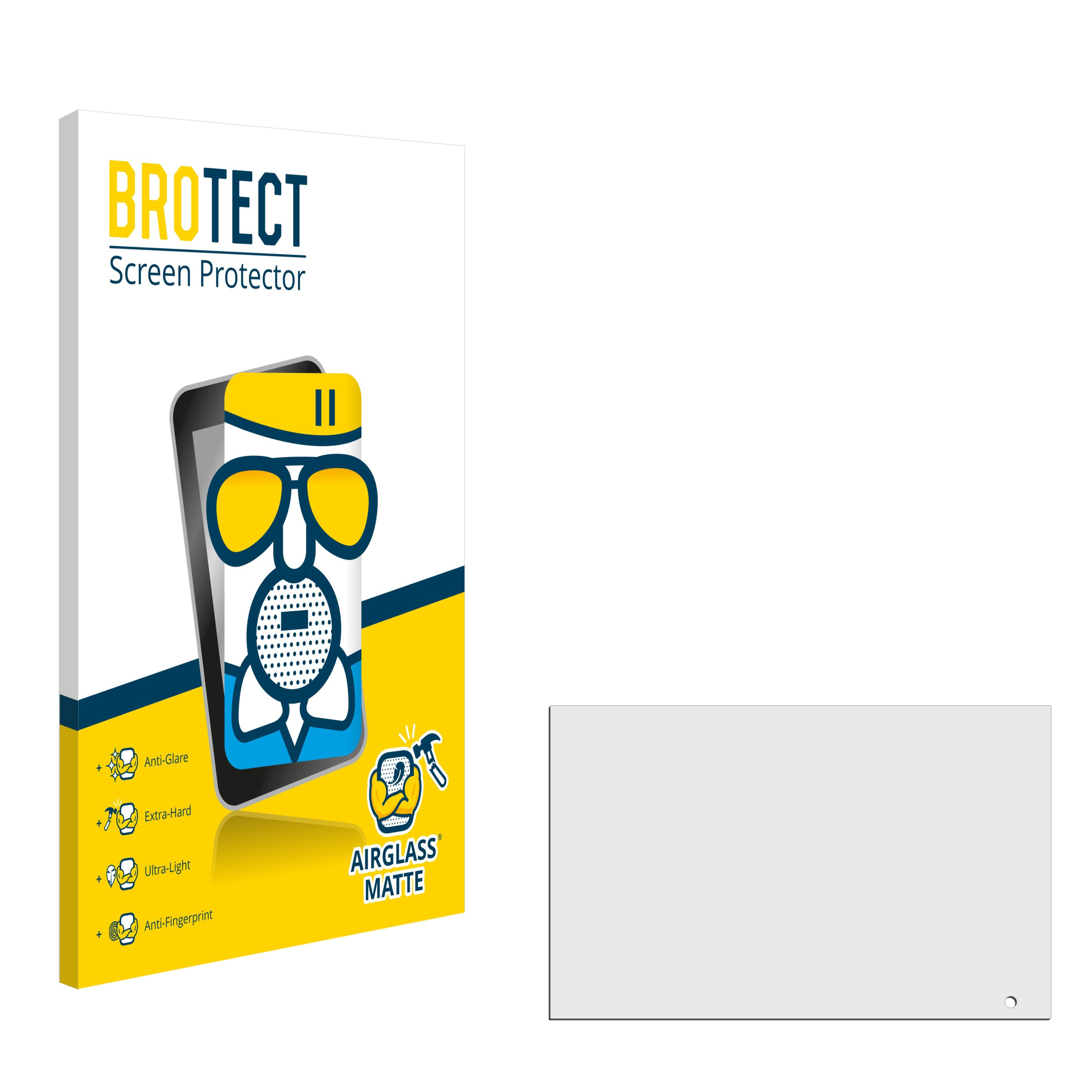BROTECT Airglass matte Schutzfolie(für Garmin 8412 GPSMAP xsv)