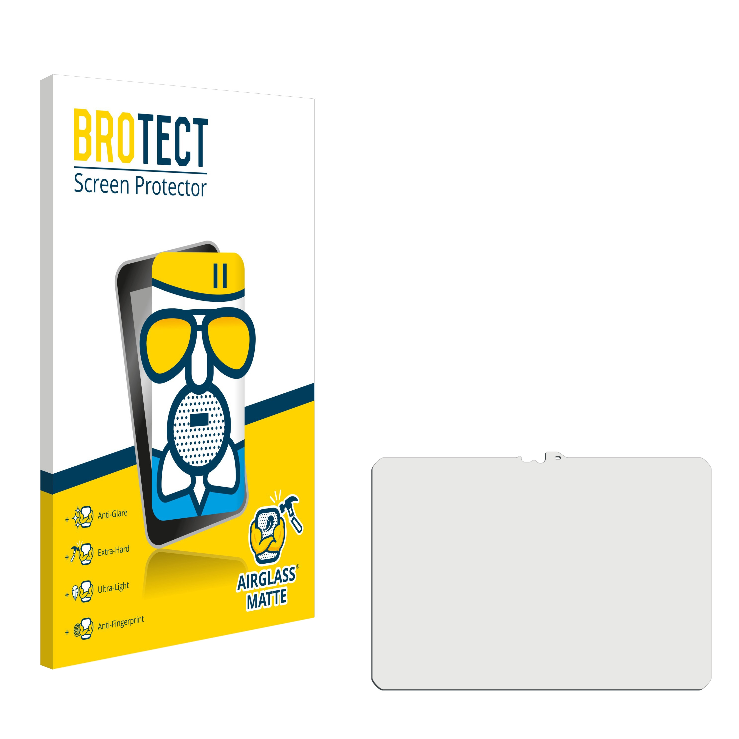matte BROTECT A3) Schutzfolie(für Airglass Toughbook Panasonic