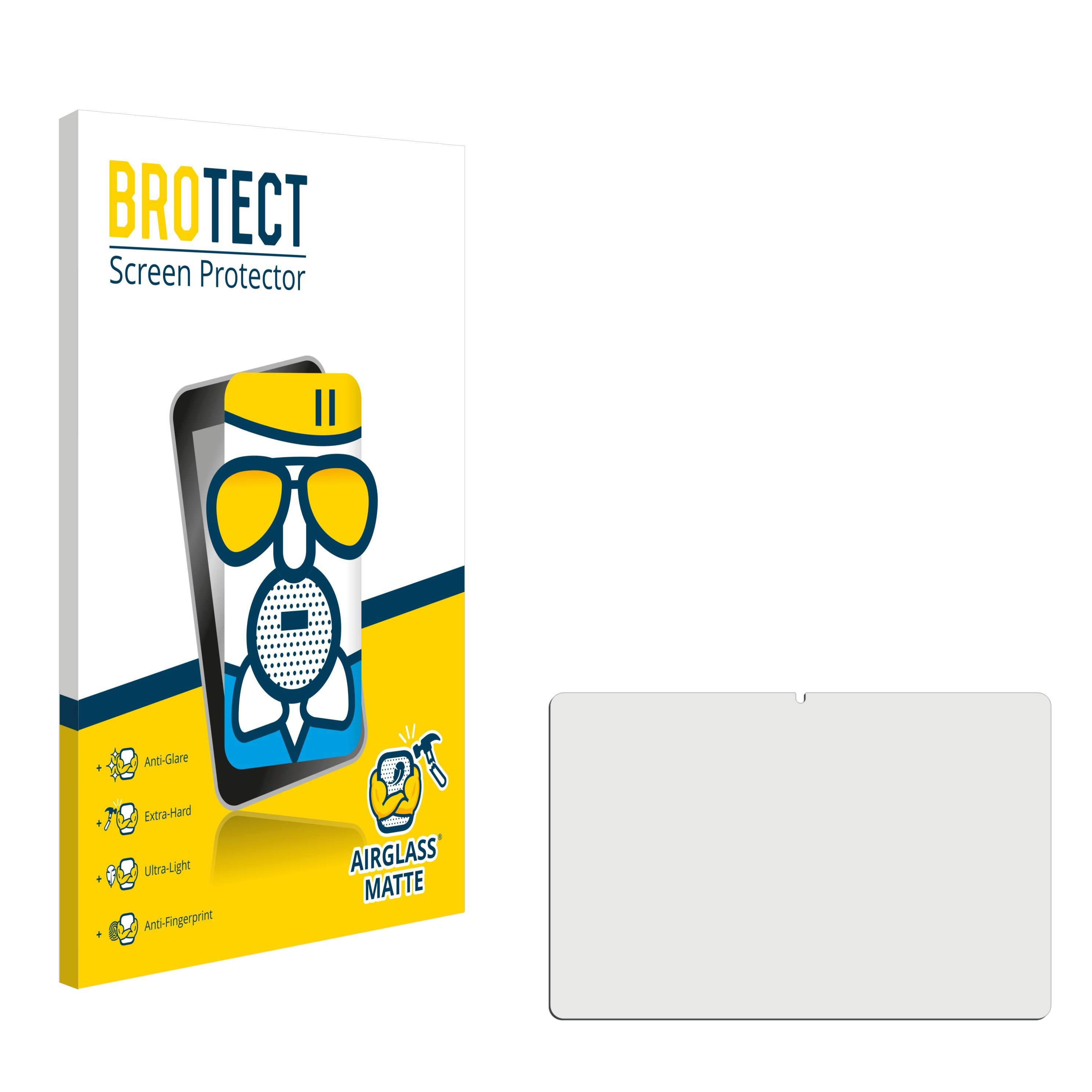 BROTECT Airglass matte Pad Honor X8 Lite) Schutzfolie(für