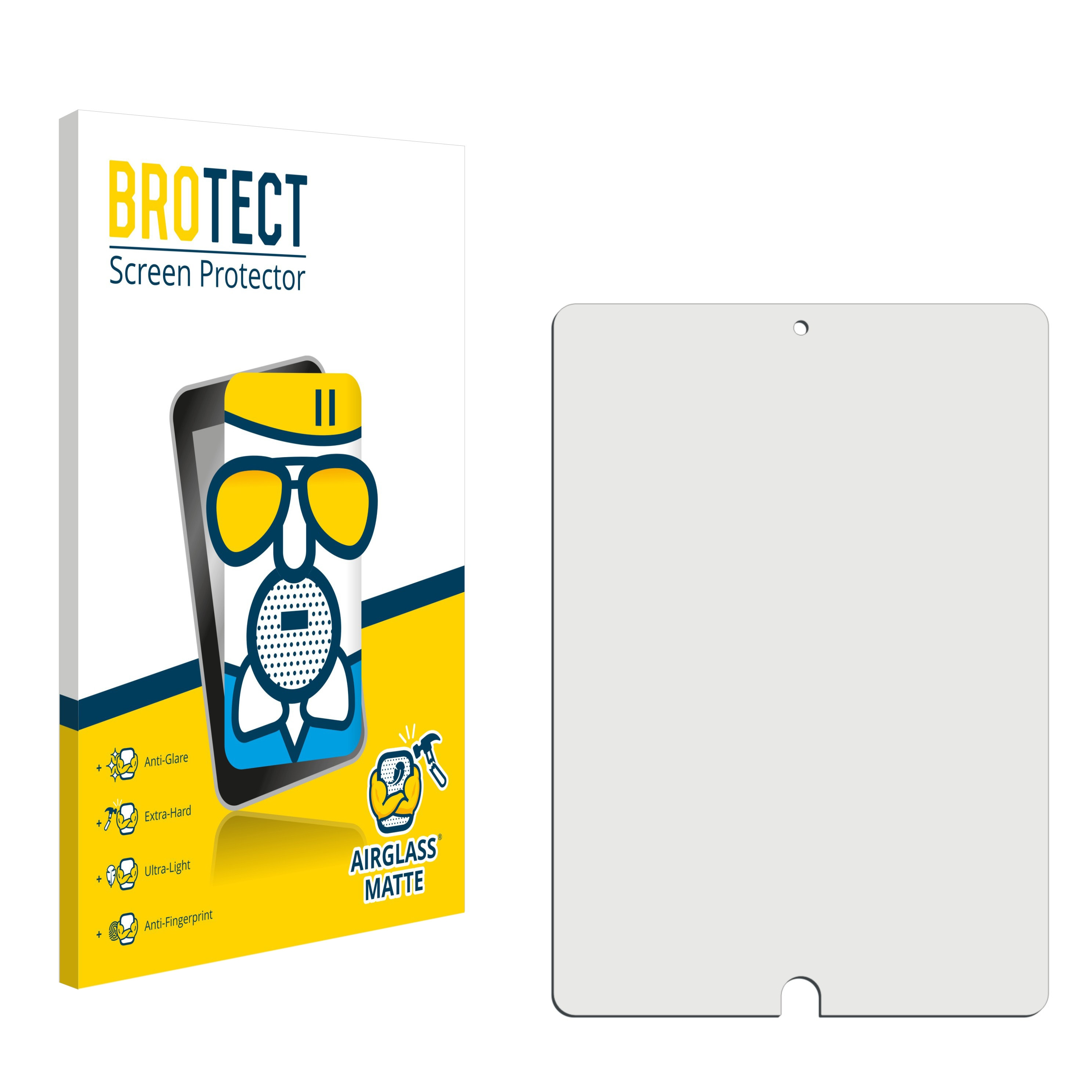 Cellular (8. 2020 Apple iPad Gen.)) Airglass matte Schutzfolie(für BROTECT 10.2\