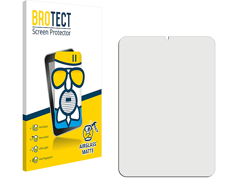 BROTECT Airglass matte 6 iPad Schutzfolie(für Mini Apple WiFi 2021)