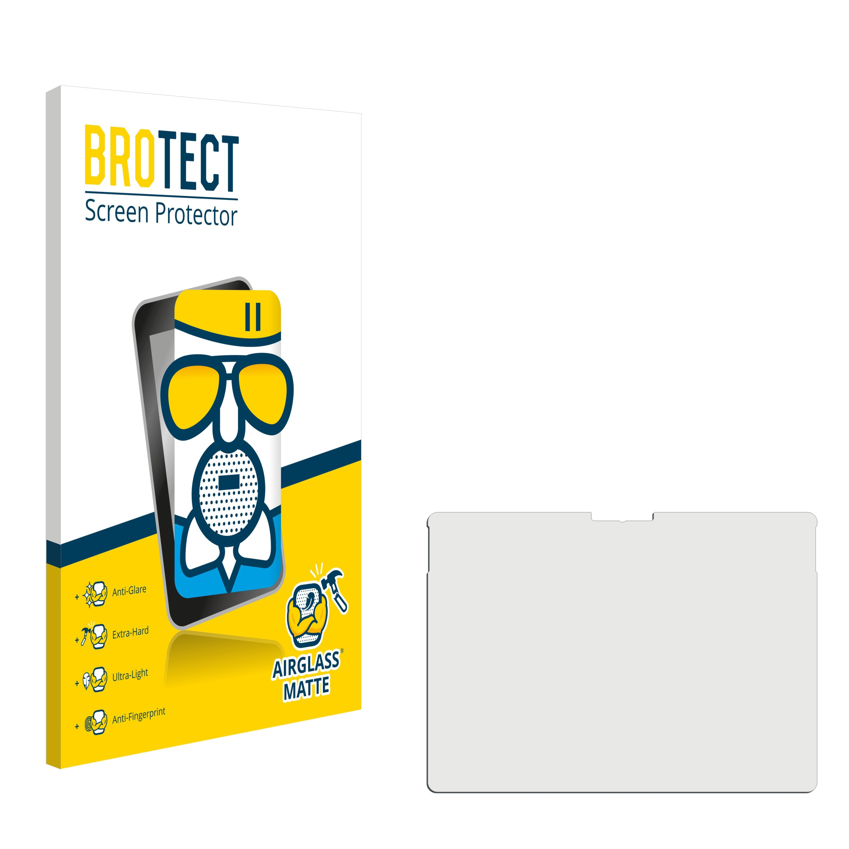 BROTECT Airglass matte Schutzfolie(für 8 Microsoft Surface (2021)) Pro