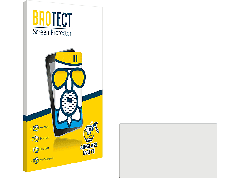 BROTECT Airglass matte Schutzfolie(für Universal 17.8 cm (7 Zoll) [154.8 x 87 mm]) | Navi-Taschen & -Schutzfolien