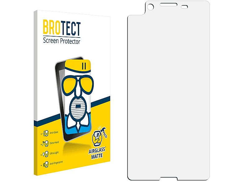 BROTECT Airglass matte Schutzfolie(für Xperia Sony X)